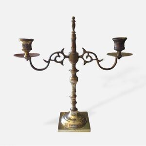 Vintage | Brass Candelabra